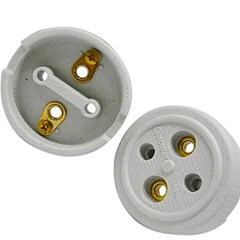 Tomada Porcelana Externa 2P 25A 380V - Decorlux