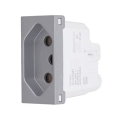 Módulo Tomada 2p+T 10a Orion Alumínio - Schneider