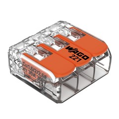 Conector Wago 3P 0,5 - 6,00mm² - Wago