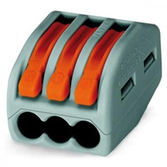 Conector Wago 3P 0,8-4,00MM² - Wago