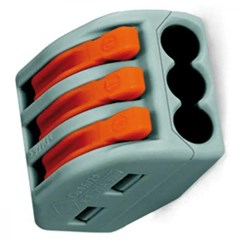 Conector Wago 3P 0,8-4,00MM² - Wago