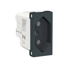 Módulo Tomada 2p+T 20a Orion Grafite - Schneider