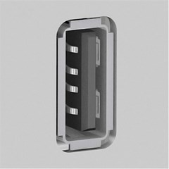 Módulo Carregador Usb 2.0 1a Bivolt Orion Branca - Schneider