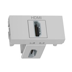 Módulo Tomada Hdmi Orion Alumínio - Schneider