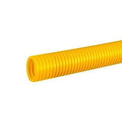 Mangueira Corrugada 25mm Amarelo 50 Metros - Fortlev
