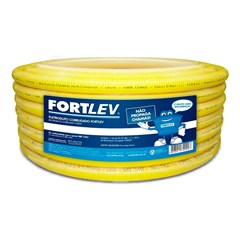 Mangueira Corrugada 32mm² Amarelo - Fortlev
