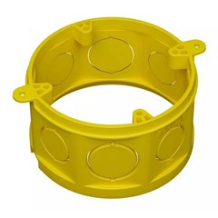 Caixa 4x4 Pvc Octogonal Amarelo - Fortlev
