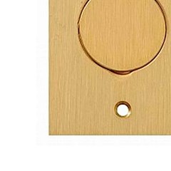 Placa Piso 4x2 C/Tomada 20a Latão - Olivo
