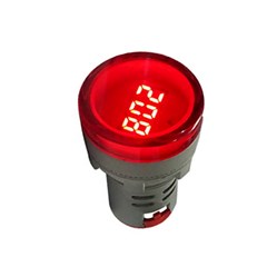 Voltimetro Digital Lk-Kn52 Vermelho 22mm - Lukma