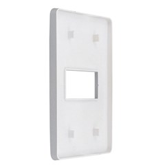 Placa 1 Posto 4x2 Orion Gamma Silver - Schneider