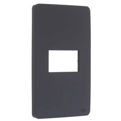 Placa 1 Posto 4x2 Orion Stellar Black - Schneider