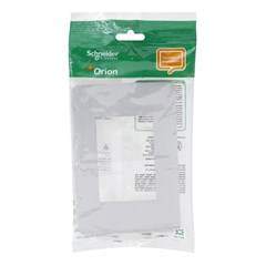 Placa 3 Postos 4x2 Orion Gamma Silver - Schneider