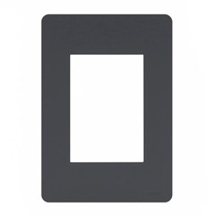 Placa 3 Postos 4x2 Orion Stellar Black - Schneider