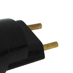 Bocal Adaptador C/Plug E-27 4a Preta - G-20