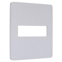 Placa 2 Postos 4x4 Orion Gamma Silver - Schneider