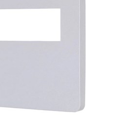 Placa 2 Postos 4x4 Orion Gamma Silver - Schneider