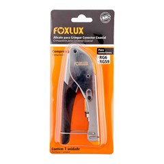 Alicate Crimpar Terminal Rg6/Rg59 - Foxlux