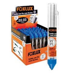 Estanho Liga 63/37 Tubo 4m - Foxlux