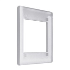 Placa 6 Postos 4x4 Prata Orion Gamma Silver - Schneider