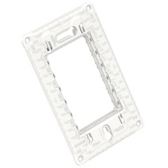 Suporte 4x2 3 Módulos Branco Orion - Schneider