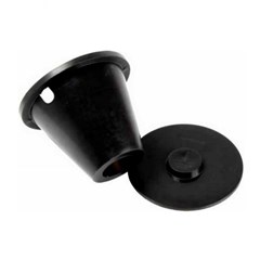 Caixa Aterramento 18x14x85mm² Preta