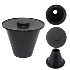 Caixa Aterramento 18x14x85mm² Preta