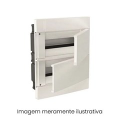Quadro Distribuição Embutir 36 Disjuntores Branco - Eletromar