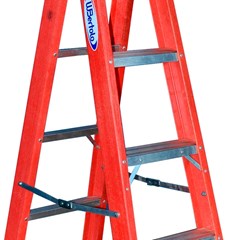 Escada Tesoura Fibra 5 Degraus - Wbertolo