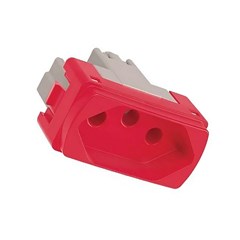 Módulo Tomada 2p+T 20a Miluz Vermelho - Schneider