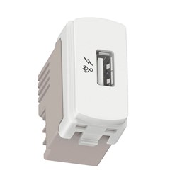 Módulo Tomada Usb 5.1vdc 1a Miluz Branca - Schneider