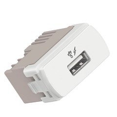 Módulo Tomada Usb 5.1vdc 1a Miluz Branca - Schneider