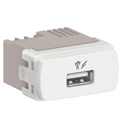 Módulo Tomada Usb 5.1vdc 1a Miluz Branca - Schneider