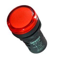 Sinalizador Led 110v Vermelho - Soprano
