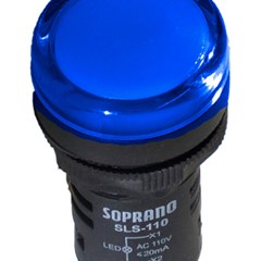 Sinalizador Led 110v Azul - Soprano