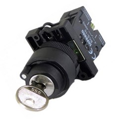 Comutador Botão Rotativo C/Chave 2p 1 Na - Soprano