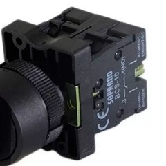 Comutador Botão Rotativo C/Chave 3p 2 Na - Soprano