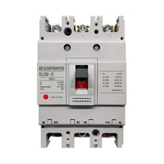 Disjuntor Caixa Moldada 3p 200a Dl250-X - Soprano