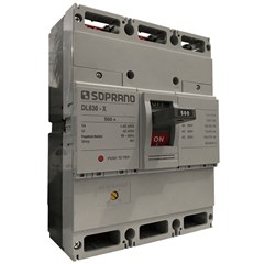 Disjuntor Caixa Moldada 3p 500a Dl630-X - Soprano