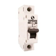 Disjuntor 1p 10A Curva C 3ka - Soprano