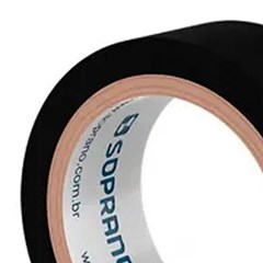 Fita Isolante 18mm² Preta 10m - Soprano