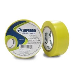 Fita Isolante 19mm Amarela 10m - Soprano