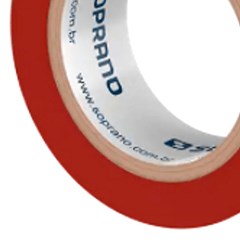 Fita Isolante 19mm Vermelho 10m - Soprano