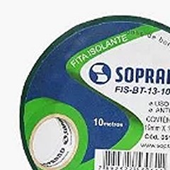 Fita Isolante 19mm Verde 10m - Soprano