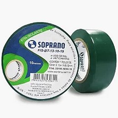 Fita Isolante 19mm Verde 10m - Soprano