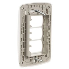 Placa 3 Posto 4x2 Miluz Branca - Schneider