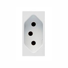 Modulo Tomada 2p+T - Soprano 10a Revita - Branco
