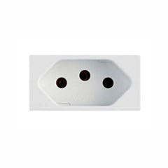 Modulo Tomada 2p+T - Soprano 20a Revita - Branco