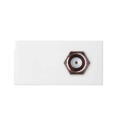 Modulo Tomada Tv Sat - Soprano Terminal Revita - Branco