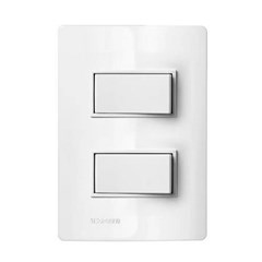 Interruptor 2s Simples - Soprano 10a Revita - Branco