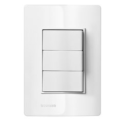 Interruptor 3s Simples - Soprano 10a Revita - Branco